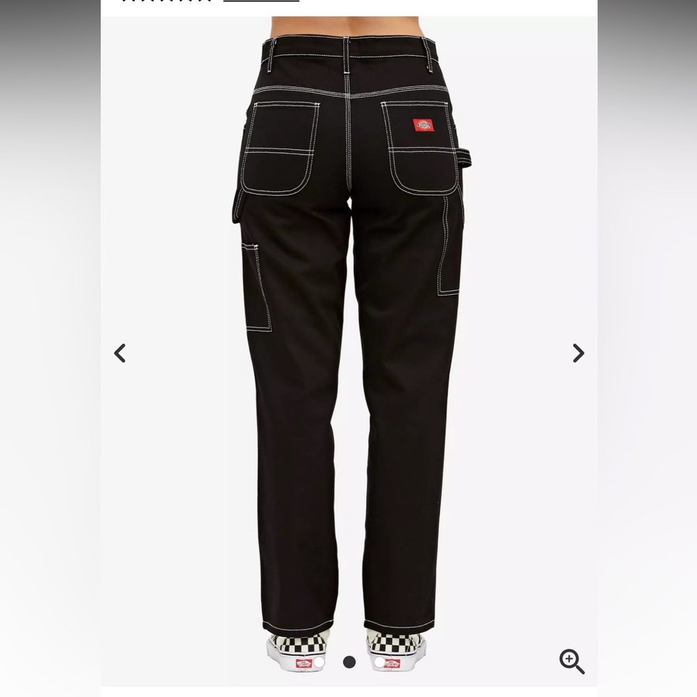 Dickies - Black Contrast Carpenter Pants - Picture 2 of 9